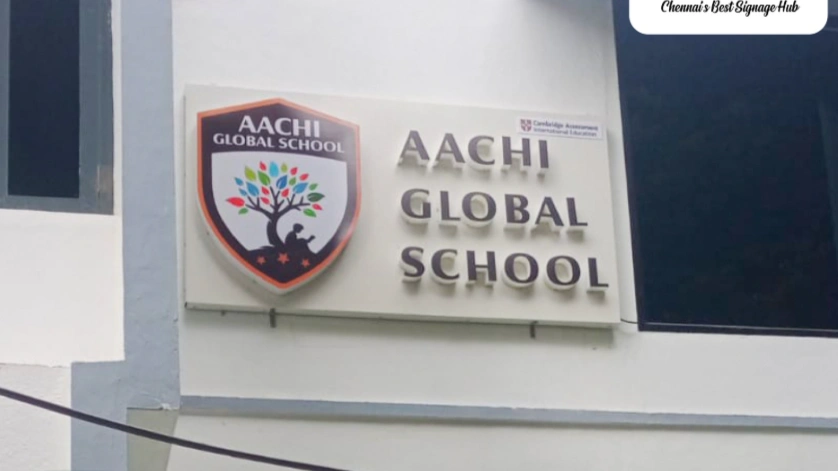 ACP with Trimcap Letter Board Example 5