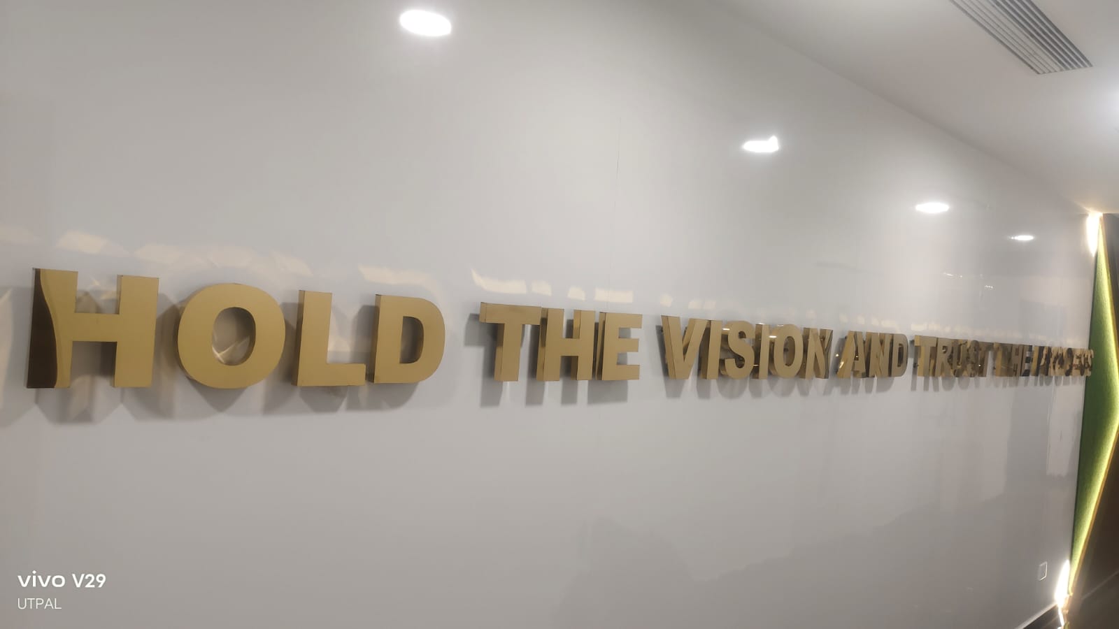 ACP with Trimcap Letter Board Example 8