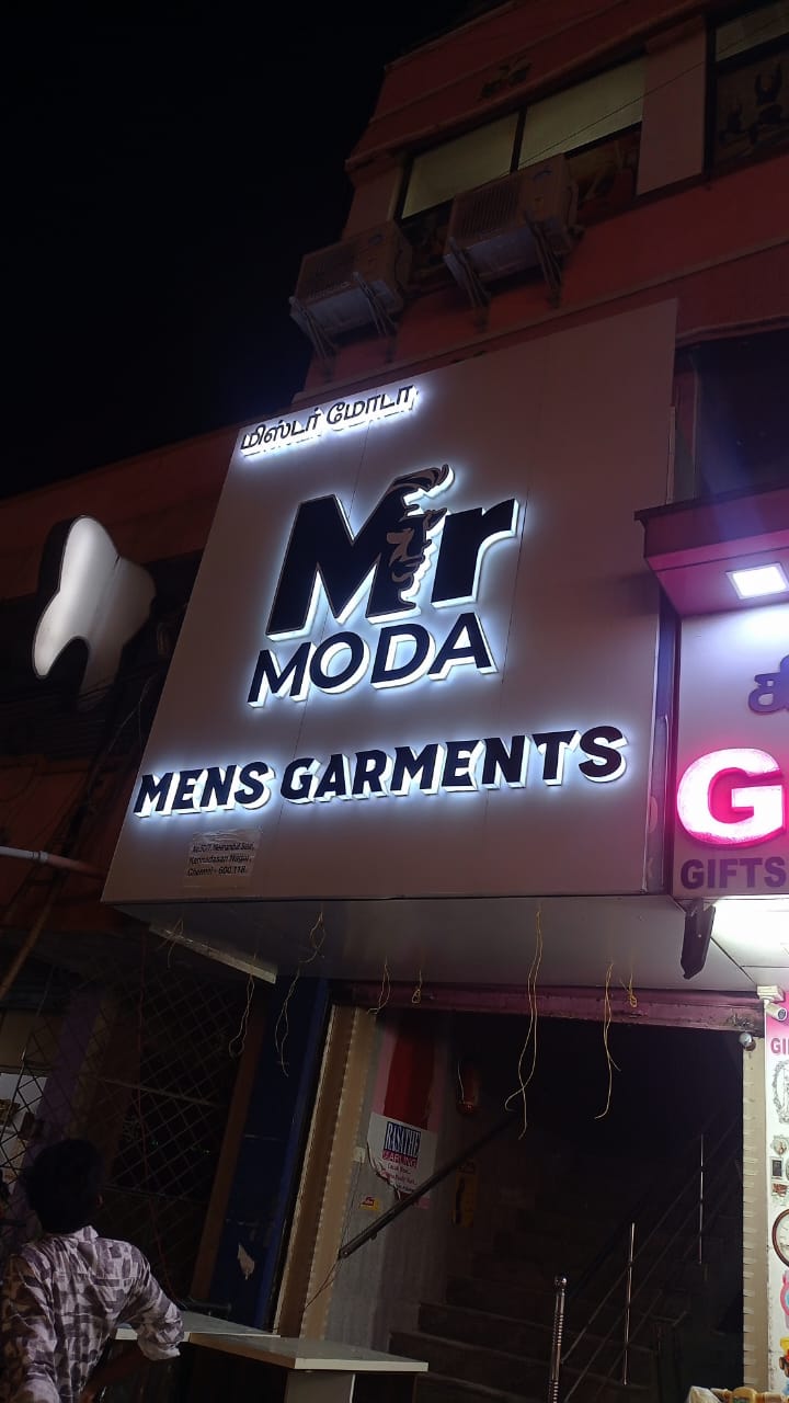 ACP with Trimcap Letter Board Example 8